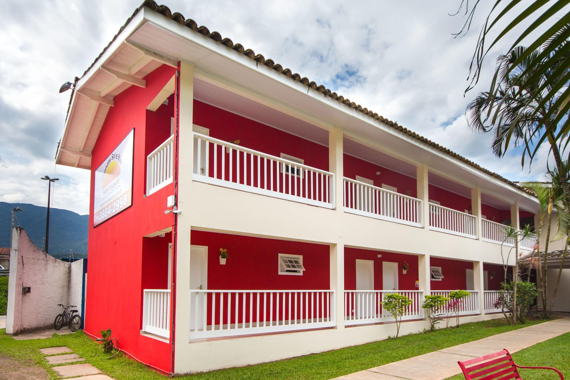 Hotel Pousada Vivendas Do Sol E Mar Карагуататуба Экстерьер фото